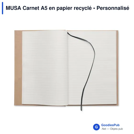 MUSA Carnet A5 en papier recyclé - Image 8