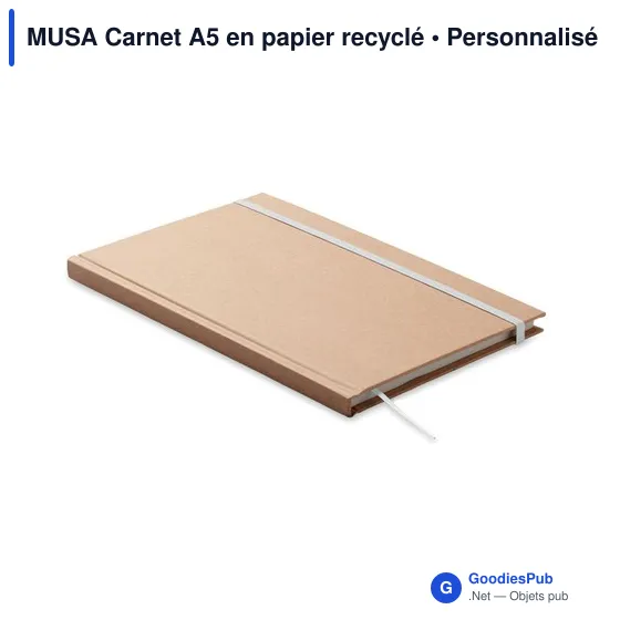 MUSA Carnet A5 en papier recyclé - Image 9