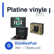Platine vinyle personnalisable avec haut-parleurs Bluetooth, logo - Muse MT-103 - Miniature 1