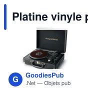 Platine vinyle personnalisable avec haut-parleurs Bluetooth, logo - Muse MT-103 - Miniature 2