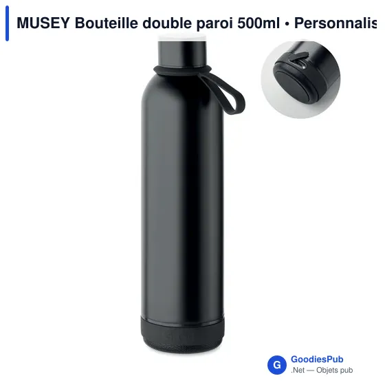MUSEY Bouteille double paroi 500ml - Image 1