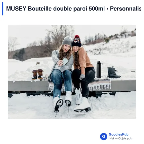 MUSEY Bouteille double paroi 500ml - Image 2