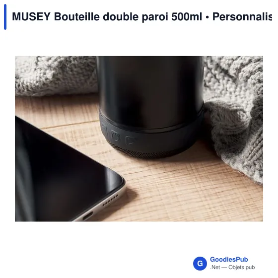 MUSEY Bouteille double paroi 500ml - Image 6