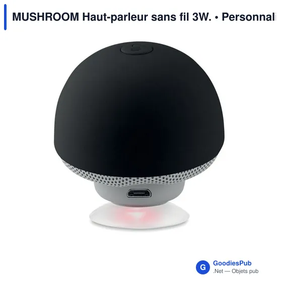 MUSHROOM Haut-parleur sans fil 3W. - Image 2