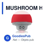 MUSHROOM Haut-parleur sans fil 3W. - Miniature 6