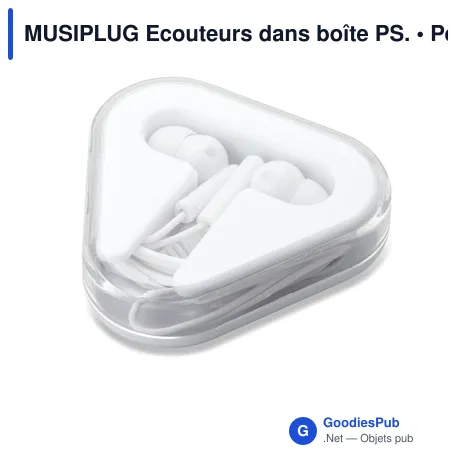 MUSIPLUG Ecouteurs dans boîte PS.