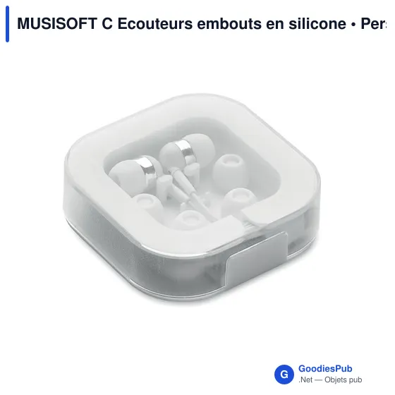 MUSISOFT C Ecouteurs embouts en silicone - Image 3