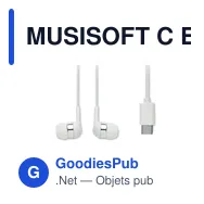 MUSISOFT C Ecouteurs embouts en silicone - Miniature 7