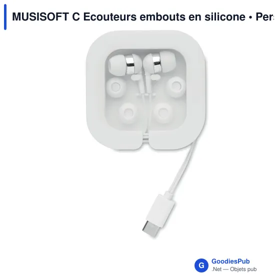 MUSISOFT C Ecouteurs embouts en silicone - Image 8
