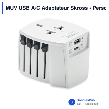 MUV USB A/C Adaptateur Skross