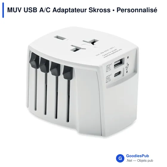 MUV USB A/C Adaptateur Skross - Image 1