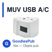 MUV USB A/C Adaptateur Skross - Miniature 3