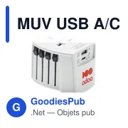 MUV USB A/C Adaptateur Skross - Miniature 4