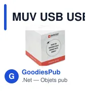 Adaptateur MUV USB personnalisable avec logo pour entreprises - Miniature 7