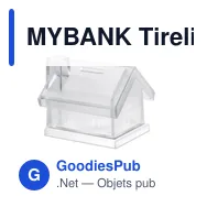 MYBANK Tirelire maison plastique - Miniature 1