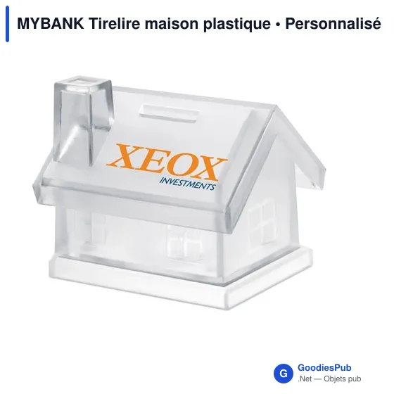 MYBANK Tirelire maison plastique - Image 3