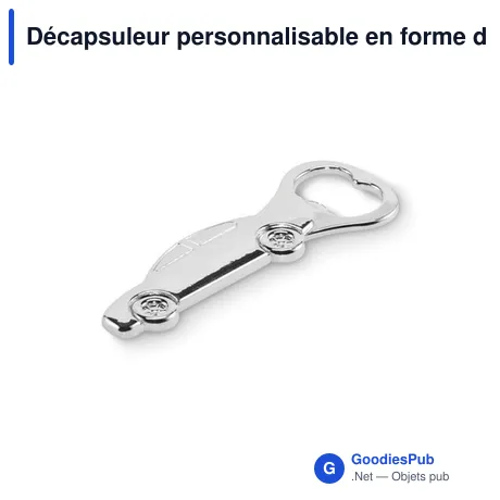 Décapsuleur personnalisable en forme de voiture avec logo - MYCAR