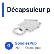 Décapsuleur personnalisable en forme de maison avec logo - MYHOUSE - Miniature 1