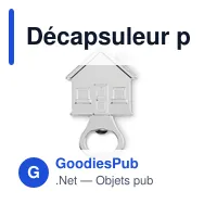 Décapsuleur personnalisable en forme de maison avec logo - MYHOUSE - Miniature 2