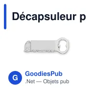 Décapsuleur personnalisable en forme de camion avec logo - Miniature 2