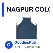 NAGPUR COLOUR Tablier coton orga. 340 gr/m². - Miniature 11