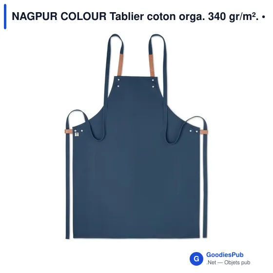 NAGPUR COLOUR Tablier coton orga. 340 gr/m². - Image 11