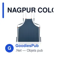 NAGPUR COLOUR Tablier coton orga. 340 gr/m². - Miniature 12