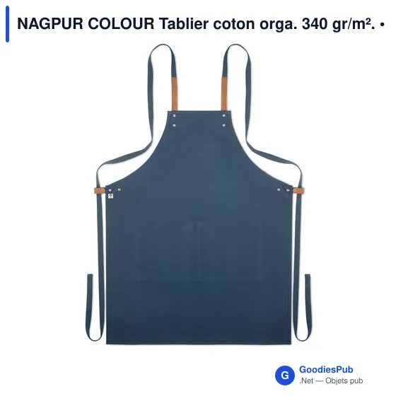 NAGPUR COLOUR Tablier coton orga. 340 gr/m². - Image 12