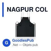 NAGPUR COLOUR Tablier coton orga. 340 gr/m². - Miniature 4
