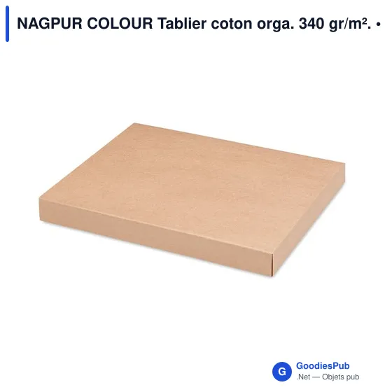 NAGPUR COLOUR Tablier coton orga. 340 gr/m². - Image 7