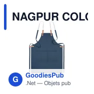 NAGPUR COLOUR Tablier coton orga. 340 gr/m². - Miniature 10