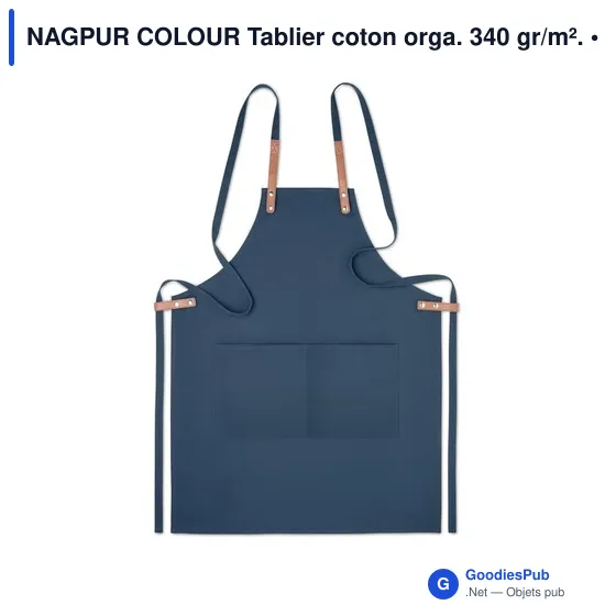 NAGPUR COLOUR Tablier coton orga. 340 gr/m². - Image 10