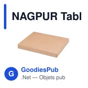 NAGPUR Tablier coton orga. 340 gr/m². - Miniature 8
