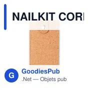 NAILKIT CORK Set de manucure en liège - Miniature 2
