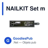 NAILKIT Set manucure ovale - Miniature 1