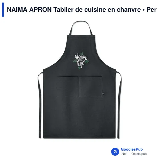 NAIMA APRON Tablier de cuisine en chanvre - Image 2