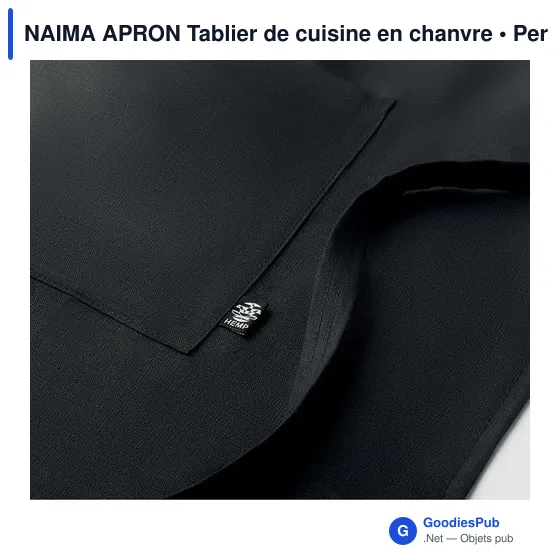 NAIMA APRON Tablier de cuisine en chanvre - Image 3