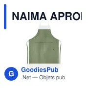 NAIMA APRON Tablier de cuisine en chanvre - Miniature 6