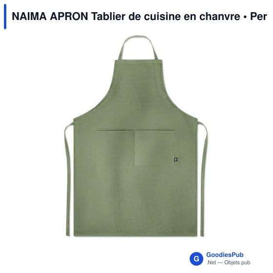 NAIMA APRON Tablier de cuisine en chanvre - Image 6