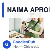 NAIMA APRON Tablier de cuisine en chanvre - Miniature 8