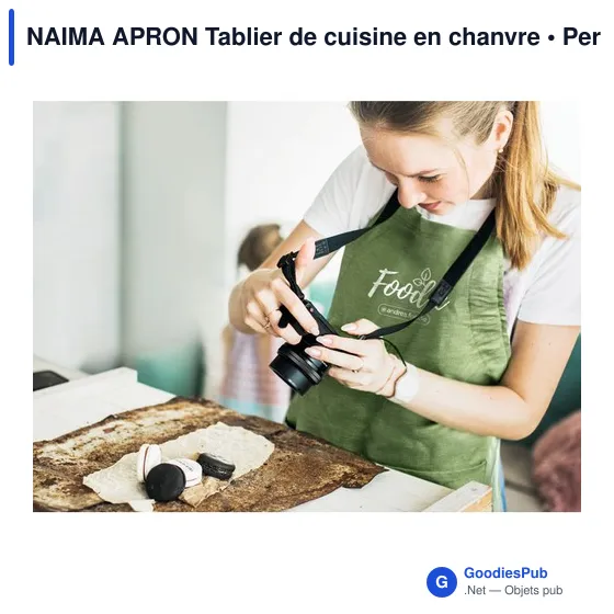 NAIMA APRON Tablier de cuisine en chanvre - Image 8