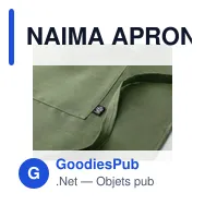 NAIMA APRON Tablier de cuisine en chanvre - Miniature 9