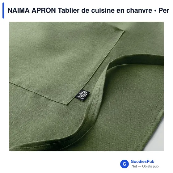 NAIMA APRON Tablier de cuisine en chanvre - Image 9