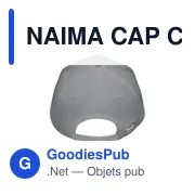 NAIMA CAP CASQUETTE CHANVRE 5 PANNEAUX 370 - Miniature 3