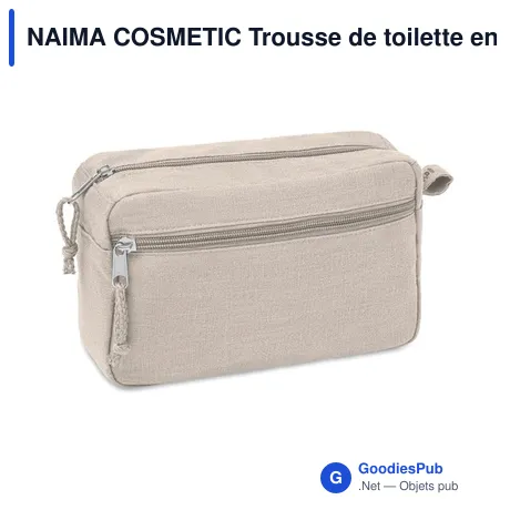 NAIMA COSMETIC Trousse de toilette en chanvre
