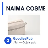 NAIMA COSMETIC Trousse de toilette en chanvre - Miniature 3