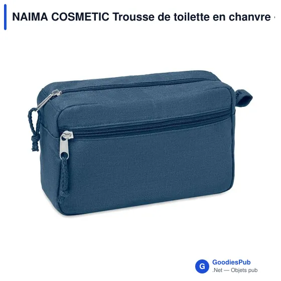 NAIMA COSMETIC Trousse de toilette en chanvre - Image 4