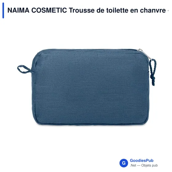 NAIMA COSMETIC Trousse de toilette en chanvre - Image 5