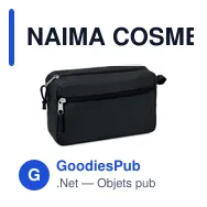 NAIMA COSMETIC Trousse de toilette en chanvre - Miniature 8