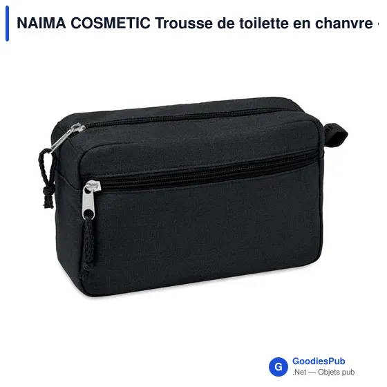 NAIMA COSMETIC Trousse de toilette en chanvre - Image 8